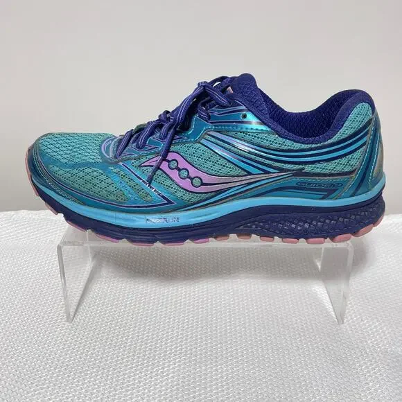 Saucony Everun Guide 9 Shoes Womens Size 9 Running Blue S10295-5 Low Top Sneaker - Picture 7 of 9